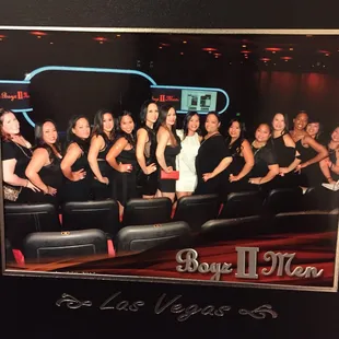 Nice photo of all the girls taken by staff.