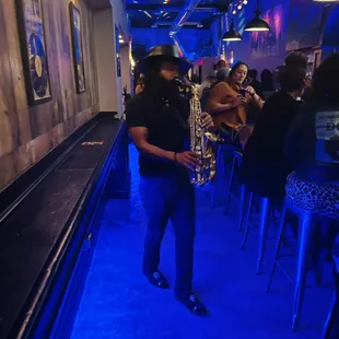 We have live entertainment on Wednesdays and Thursdays. 7-9. No cover.