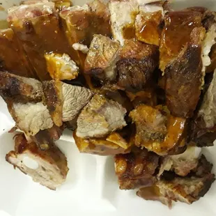 Rack of ribs and rib tips.