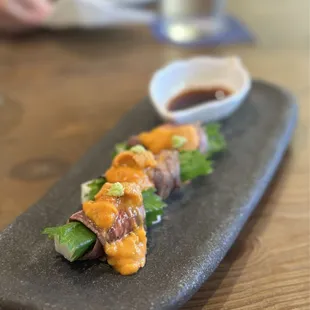 Yamaimo &amp; Sea-Urchin Beef Roll