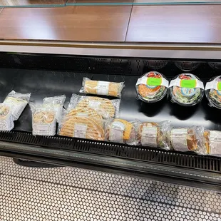 Sad food choices - all prepackaged and not much there