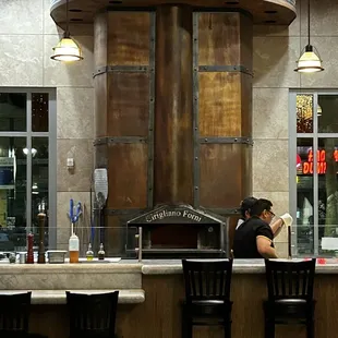 Wood fired pizza oven