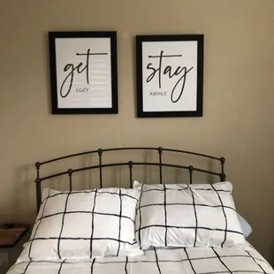 Custom bedroom prints