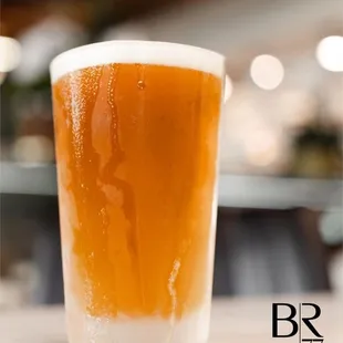 a glass of beer