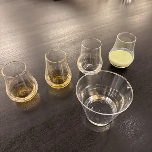 Bourbon, Rye, Vodka tasting.