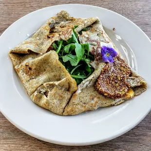 Ham and Arugula Buckwheat Crepe at Bradbury&apos;s