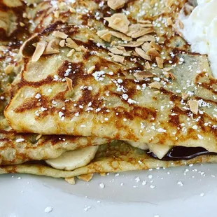 Nutella Banana Crepe
