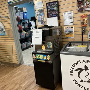 the front of the store