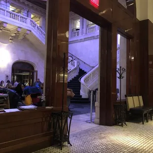 Inside view of the entrance