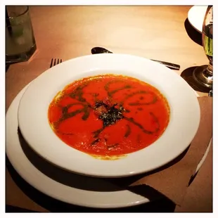 French Onion and Tomato Bisque