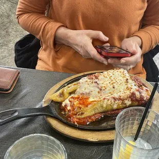 Stuffed banana peppers.