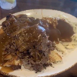 Open Faced Roast. Phenomenal...