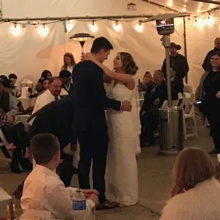 Bride and Groom First Dance as Husband and Wife