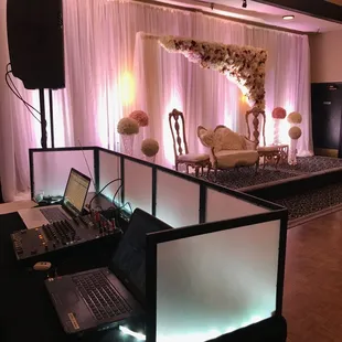 DJ setup inside TorNino's