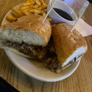 Prime rib dip