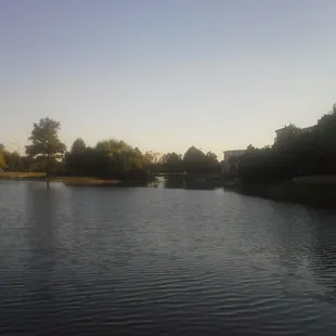 The walk around the Bradley Fair Lake is .43 miles.