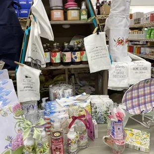 a variety of items on a table
