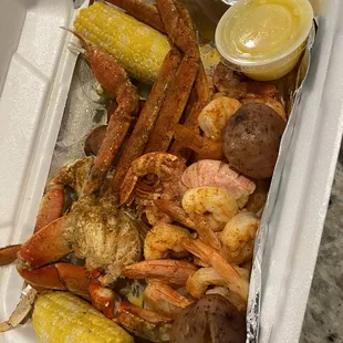 Steamed Seafood Platter