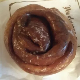 Fried cinnamon roll- Yummy!