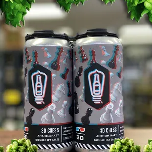 two cans of beer