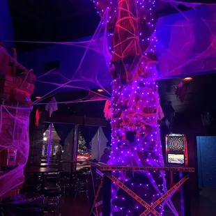 a decorated christmas tree