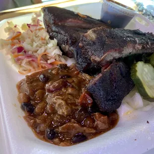 ribs, food, bbq ribs