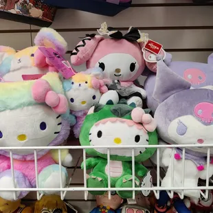 Hello Kitty, Tokidoki, Kuromi, and My Melody!