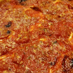 Pepperoni Deep Dish Pizza