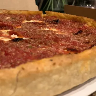 Deep Dish Sausage and Pepperoni