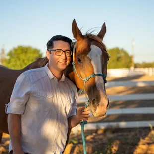 Me with the horse &quot;Honeypie&quot;