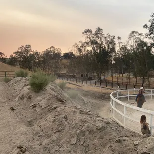 Sunset at the barn