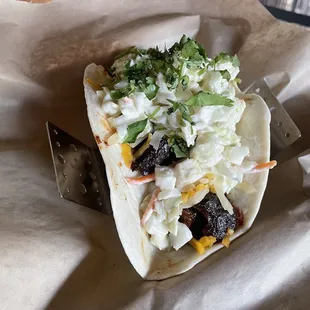 Turkey Burnt Ends Taco