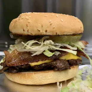 Baby Bacon Cheeseburger