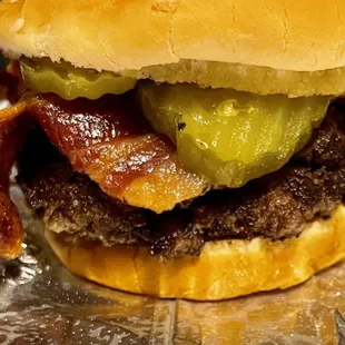 Double bacon burger