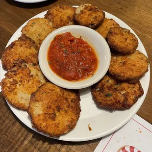 a plate of fried food