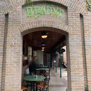 Back entrance to courtyard