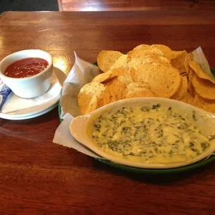 Spinach and artichoke dip.