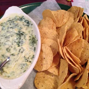 Spinach and artichoke dip.