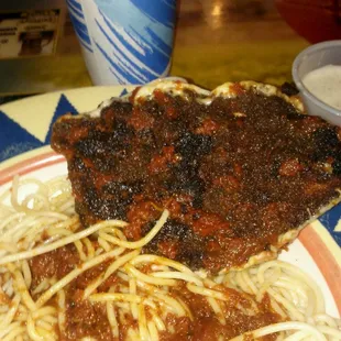 My burnt chicken parm