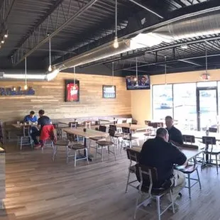 The space is modern and ultra clean