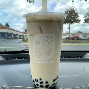 5. Honey Black Milk Tea