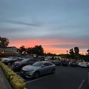 outside