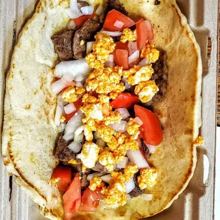 Crazy Greek Naan at Brahma Haus