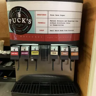 Amazing soda fountain. Black cherry for sure