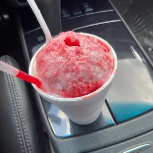 Wild Stawberry with condensed milk.