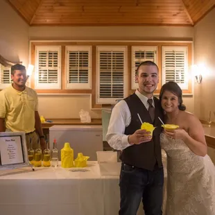 We cater! We'd love to be a part of one of your special days!