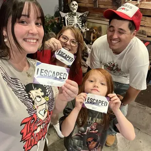 We escaped!