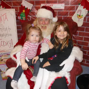 Santa&apos;s corner at the Brainyzoo Toy Store!