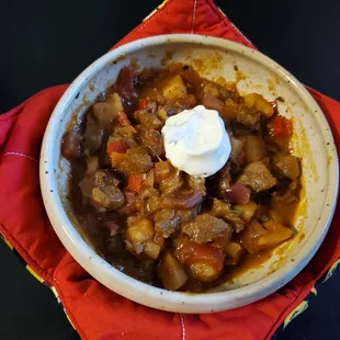 Amazing Lomo Saltado Chili this week for the WMSE Rockabilly Chili fundraiser!