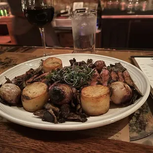 Tempranillo "Venta Mazzron" and 8oz NY Strip